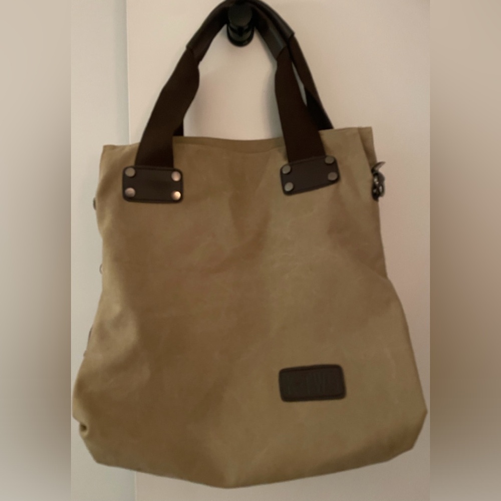 K-TWO Canvas Unisex Bag Canvas Straps Lined Compartments